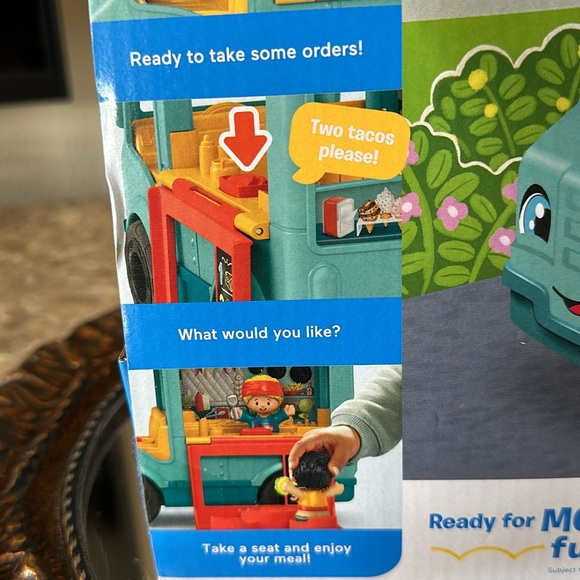 Little People Serve it up Talking Taco Food Truck New Fisheries-Price Great Gift - Picture 10 of 11